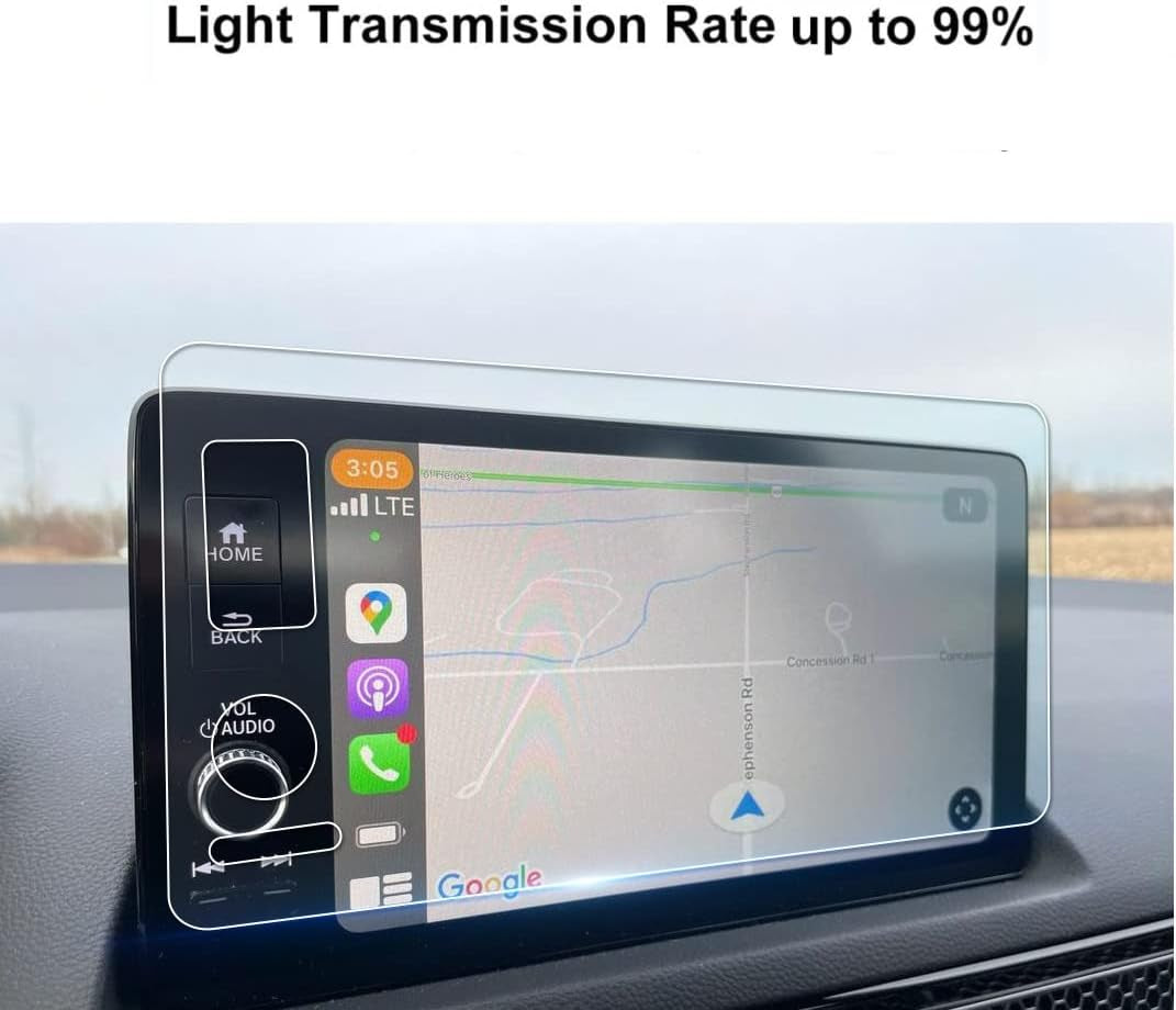 Screen Protector Compatible with 2022-2024 Civic,9H Hardness anti Scratch,Tempered Glass Screen Protector (9Inch)