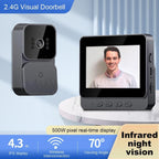 Smart Wireless Wifi Doorbell Intercom Video Camera Door Bell Chime Security