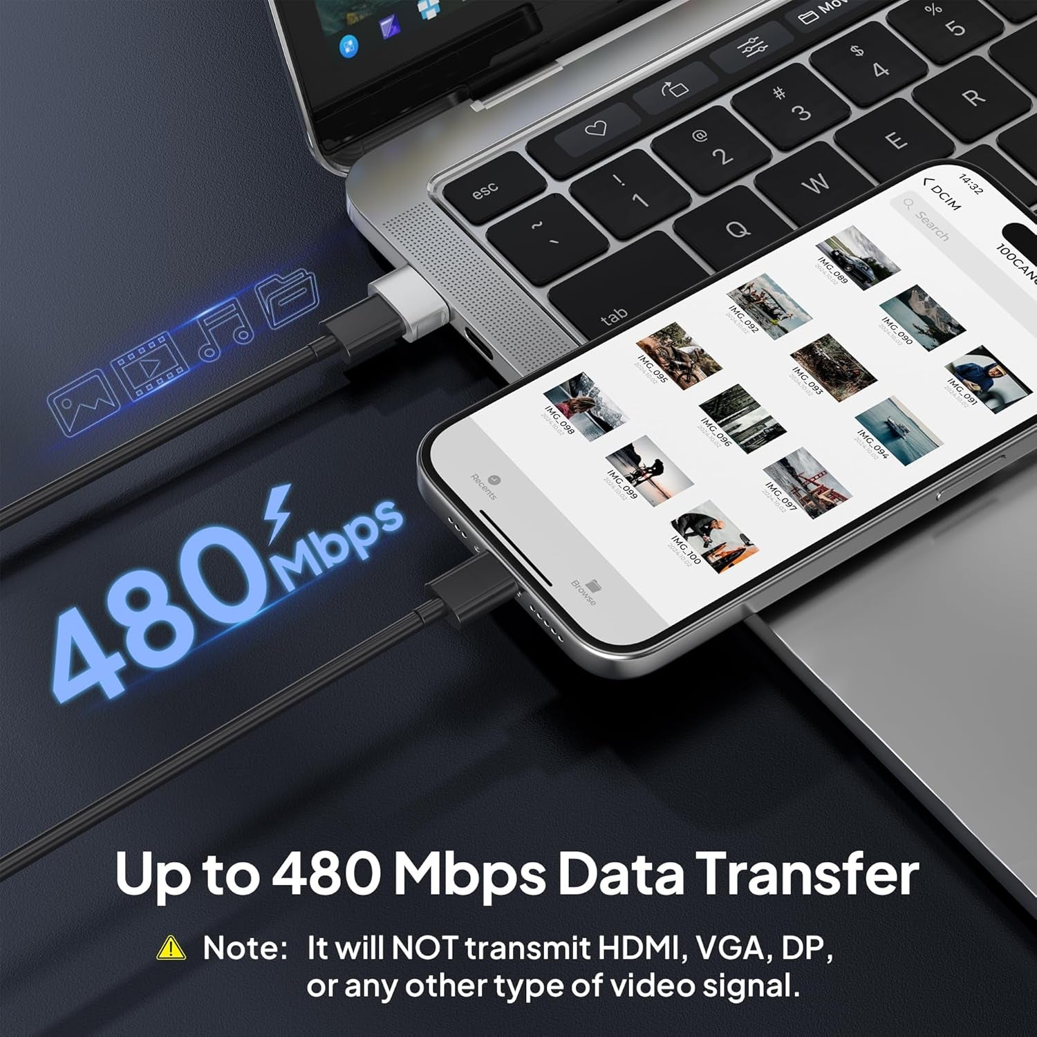 for Iphone 17 16 Car Charger Adapter 3Pack,Usb Male to USB C Female Adapter,Type C Cable Converter for Apple Air 16E 15 Pro Max Plus,Iwatch 11 10,Airpods Pro 3,Ipad Mini,Samsung Galaxy S25