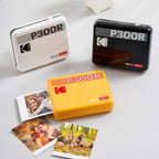 Mini 3 Retro 4PASS Portable Photo Printer (3X3 Inches) + 8 Sheets, Black