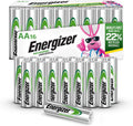 Recharge Universal Rechargeable AA Batteries (16 Pack), Double a Rechargeable Batteries