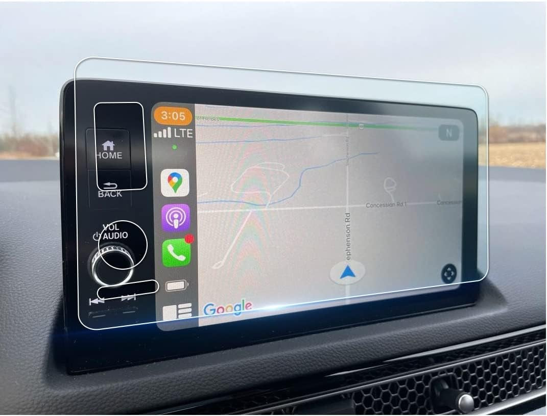 Screen Protector Compatible with 2022-2024 Civic,9H Hardness anti Scratch,Tempered Glass Screen Protector (9Inch)