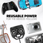 Recharge Universal Rechargeable AA Batteries (16 Pack), Double a Rechargeable Batteries